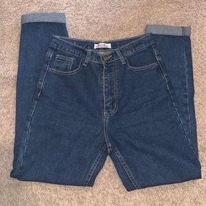 Aili Artisan: high waisted jeans (Sz 28)